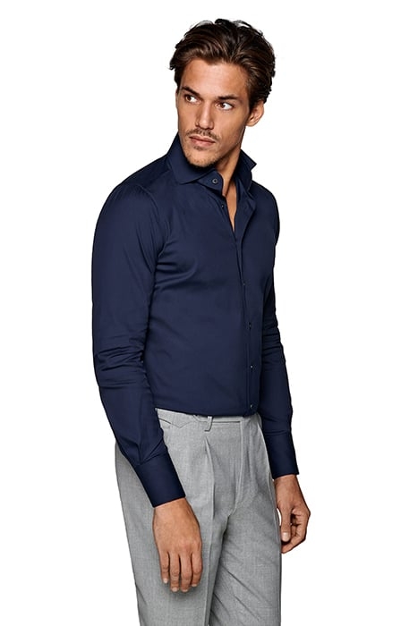 NAVY EXTRA SLIM FIT SHIRT 3