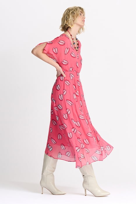 DRESS - GEORGIE LEAF IT PINK 4