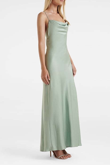 BLAIR BACK DETAIL MAXI DRESS SAGE 3