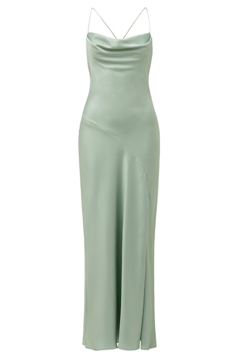 BLAIR BACK DETAIL MAXI DRESS SAGE 5
