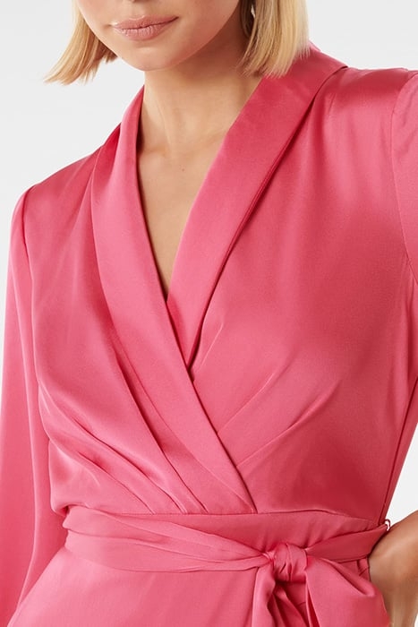 MIKAYLA SATIN MINI DRESS RASPBERRY JELLY 5