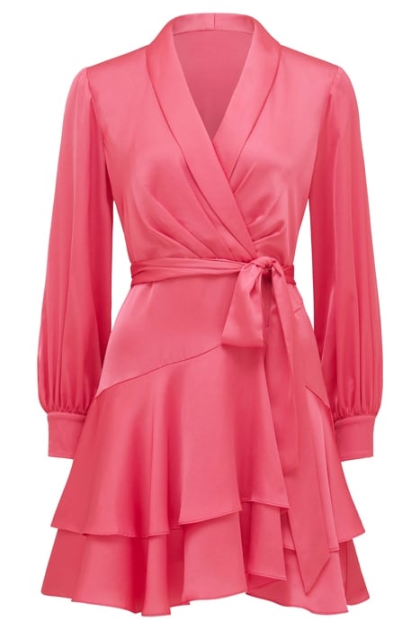 MIKAYLA SATIN MINI DRESS RASPBERRY JELLY 6