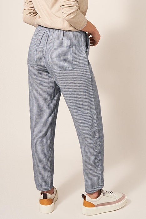 EFFIE LINEN TROUSER BLUE 2