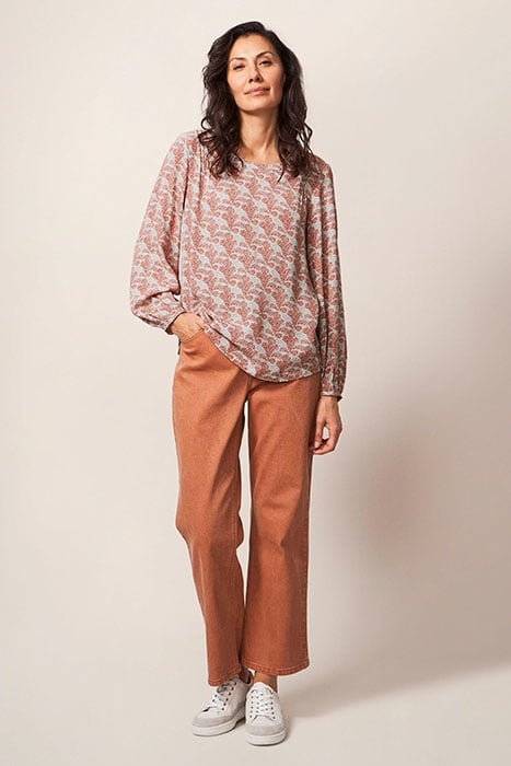 AUBREE TOP IVORY MLT 1