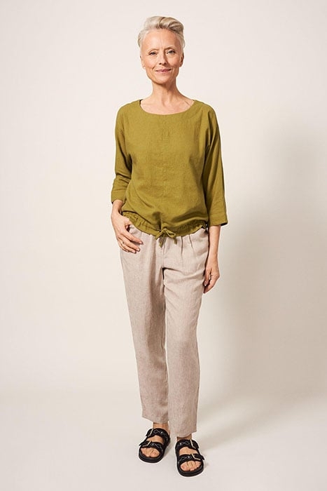 MADDIE MIX TOP MID GREEN 1