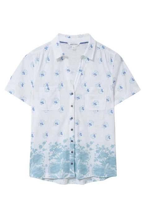 PENNY POCKET JERSEY SHIRT WHITE PRINTED 3