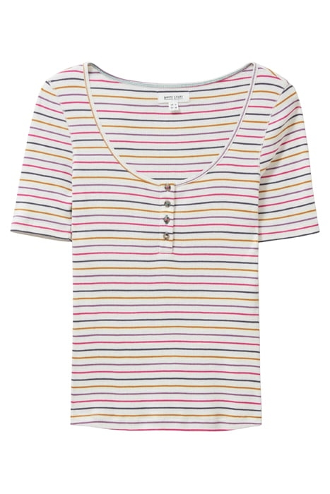 SHERBET TEE WHITE MULTI 4