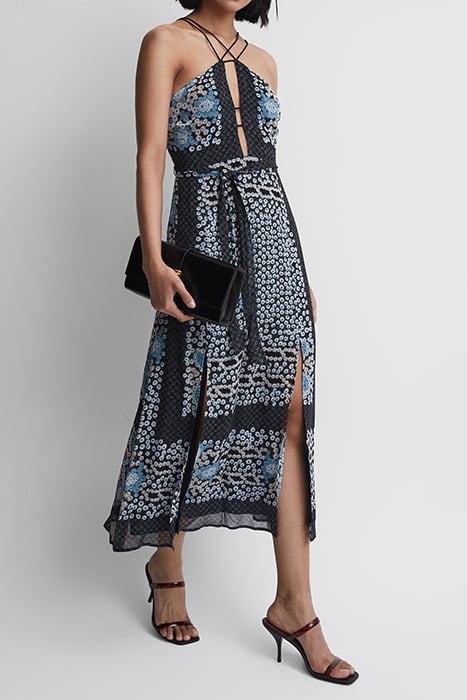 ALIANA DRESS NAVY/BLUE 1