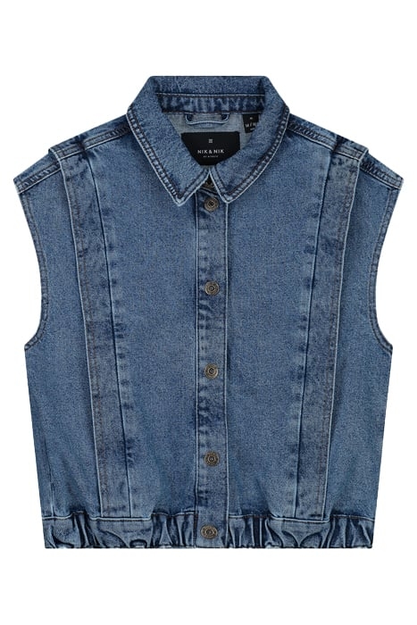 FIORI DENIM JACKET LIGHT BLUE 3