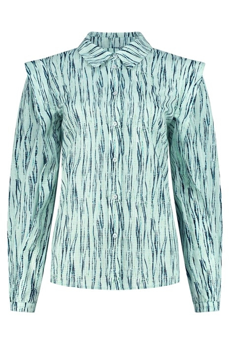 RAINA BLOUSE SHIBORI LAGOON 2