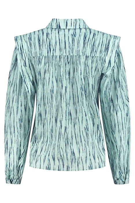 RAINA BLOUSE SHIBORI LAGOON 3
