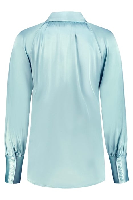 SUZ PUFF BLOUSE LAGOON 2