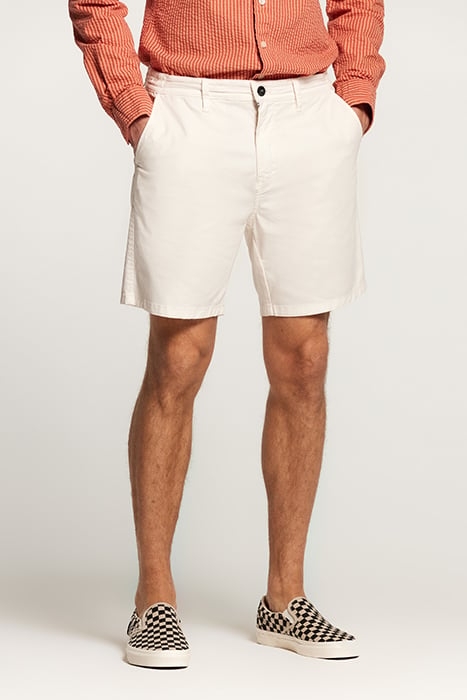 MEN COTTON STRETCH SHORTS JACK SNOW WHITE 1