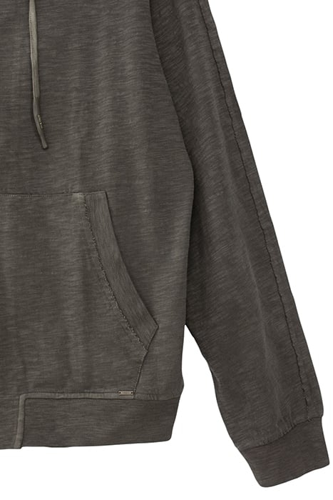 MEN'S STORM SLUB SWEATSHIRT FABRIC HOODED CARDIGAN 5