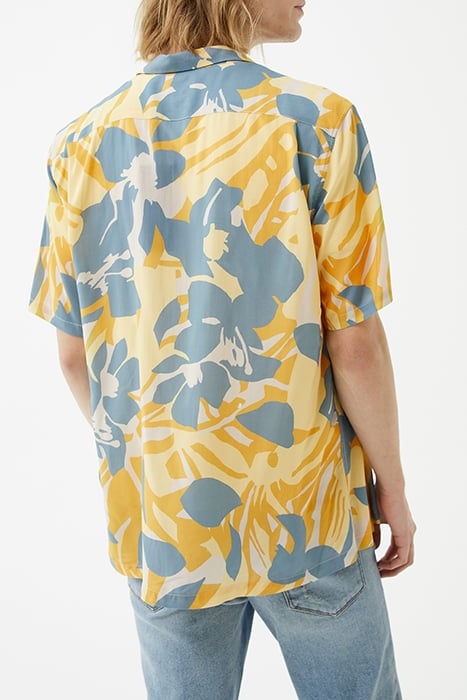 AQUA XL FLORAL PRINT REGULAR SHIRT 2