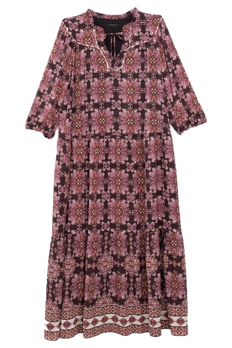 BOHO PRINT LONG DRESS 1