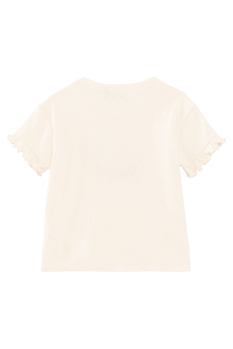 GIRLS’ ECRU EMBROIDERED ORGANIC COTTON WIDE-BRIMMED HAT 2