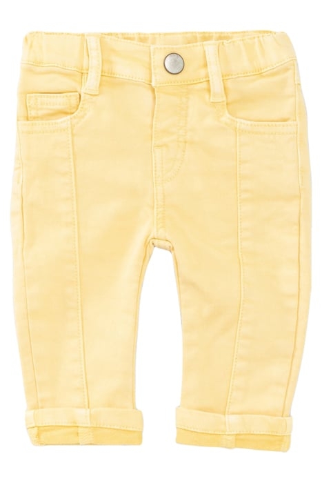 BABY BOYS’ LIGHT YELLOW JEANS WITH SEAM DOWN FRONT 1