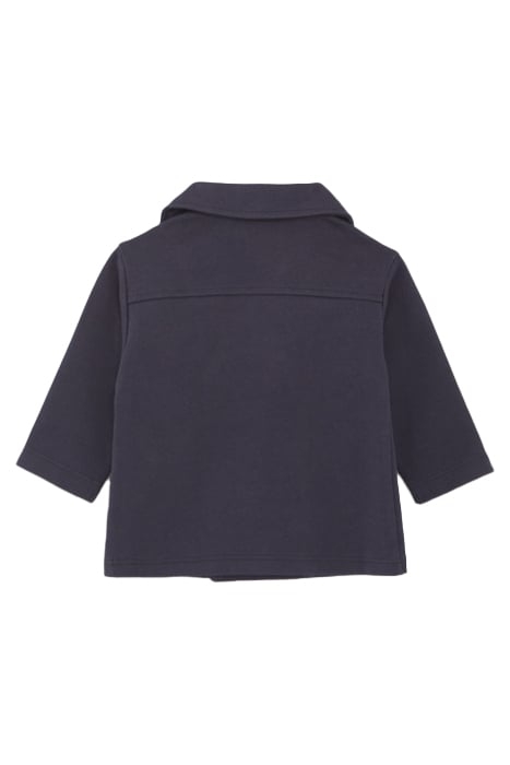 BABY BOYS’ NAVY PEA COAT-STYLE CARDIGAN 2