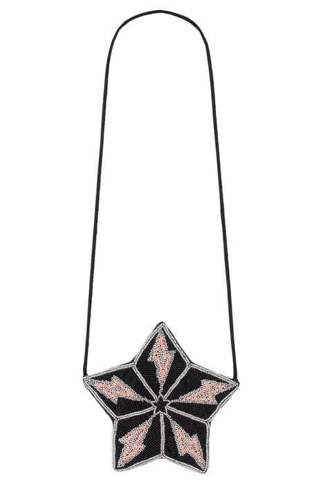 GIRLS’ BLACK STAR-SHAPE BAG WITH BEAD EMBROIDERY 1