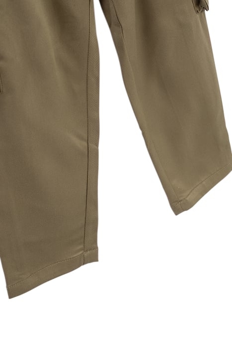 GIRLS' KHAKI LENZING™ TENCEL LYOCELL™COMBAT TROUSERS 7