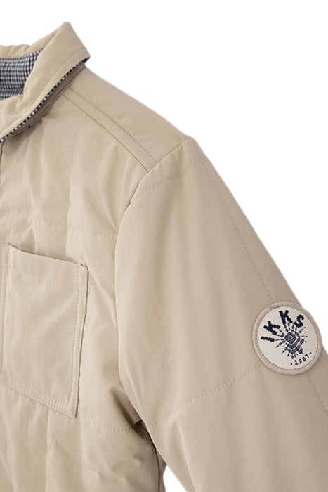 BOYS’ BEIGE/VICHY CHECK REVERSIBLE JACKET 8