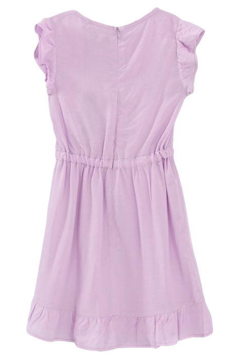 GIRLS’ VIOLET LENZING™ ECOVERO™ RUFFLED WRAP DRESS 3