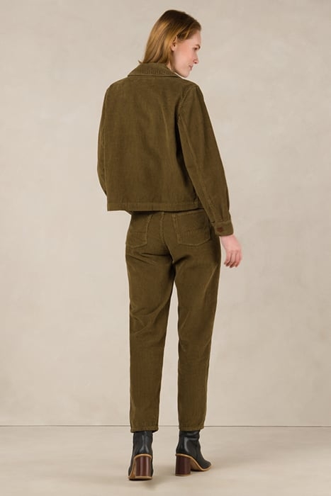 CAROLINE CROPPED MOSS GREEN 4