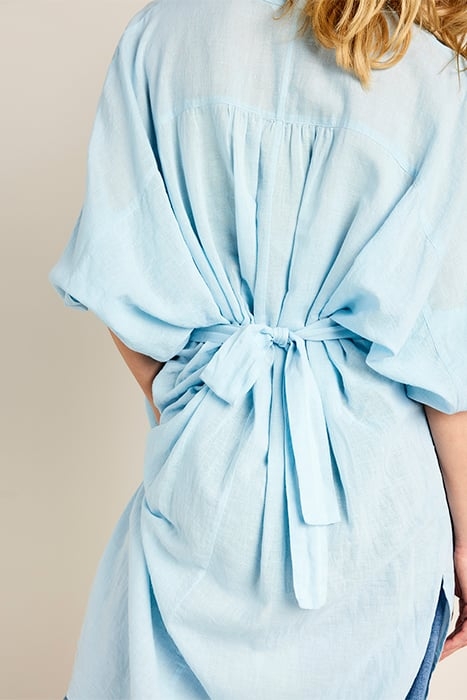 DRESS COTTON LINEN SKY BLUE 3