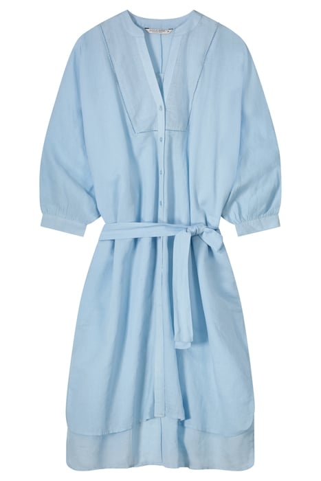 DRESS COTTON LINEN SKY BLUE 4