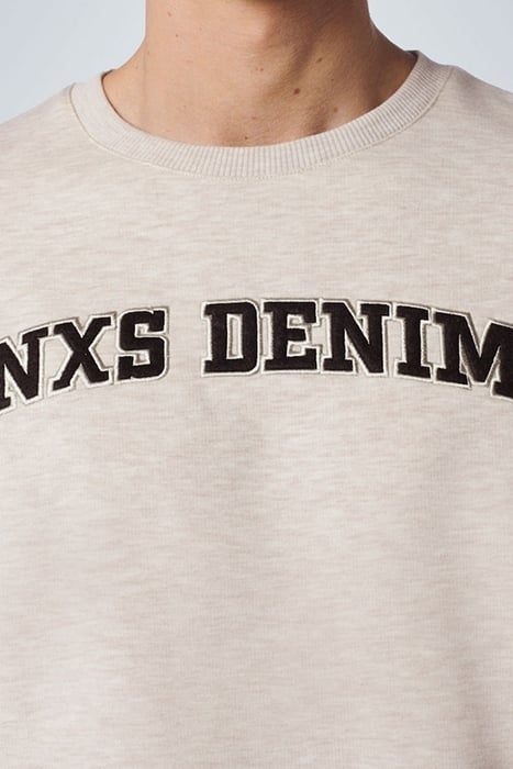 SWEATER CREWNECK MELANGE SAND MELANGE 6