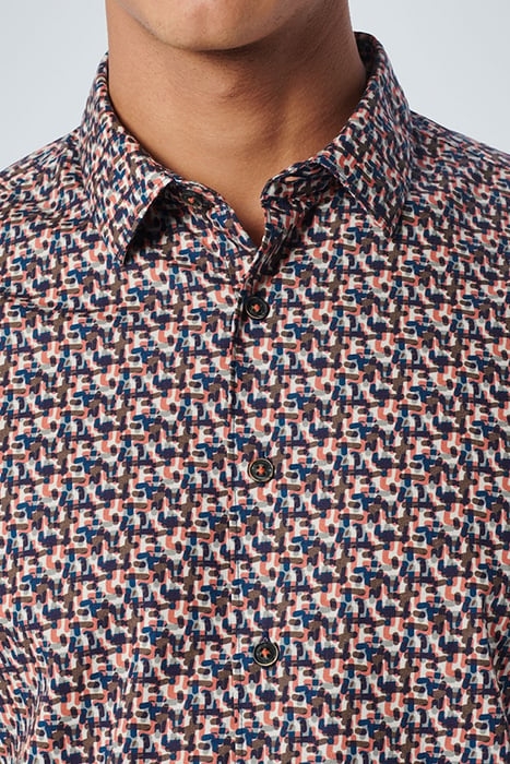 SHIRT SHORT SLEEVE ALLOVER PRINTED STRETCH PAPAYA 6