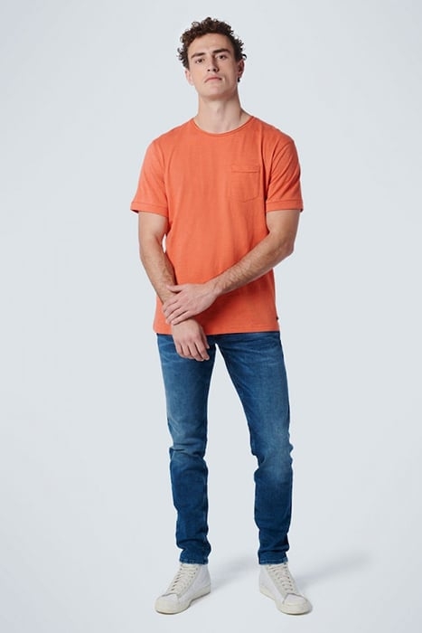 T-SHIRT CREWNECK SLUB PAPAYA 3