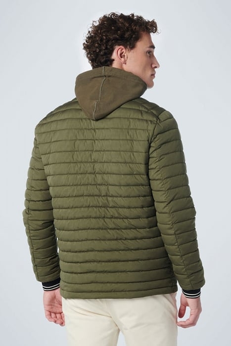 JACKET SHORT FIT PADDED ARMY 2