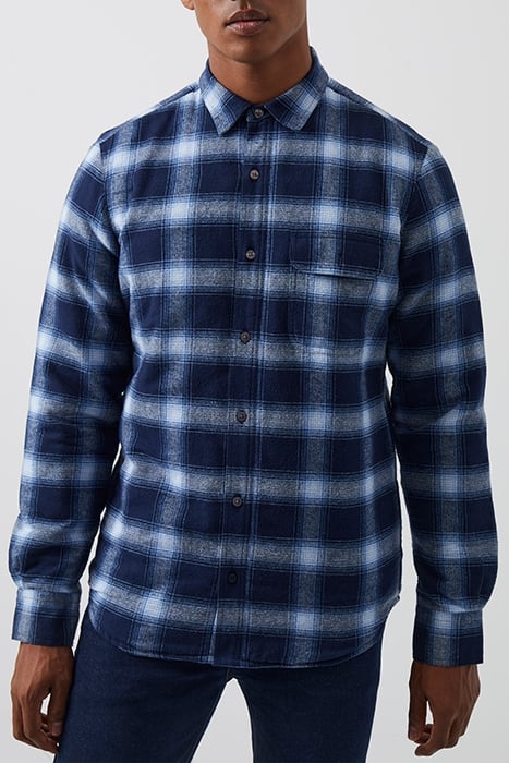 FLANNEL WAD CHECK OVERSHIRT BLUE MULTI 1