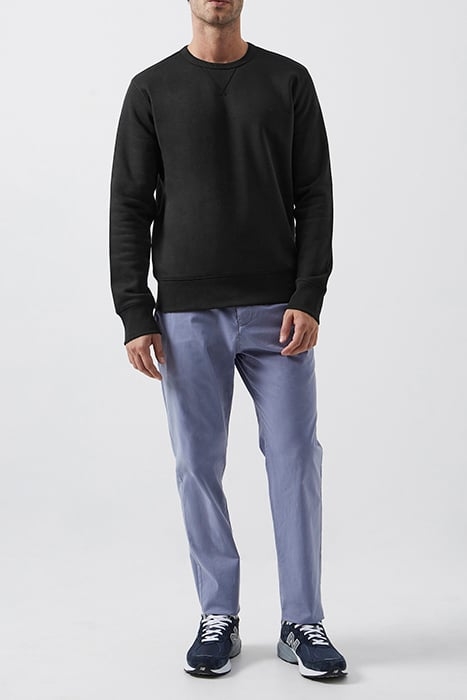 CREW NECK SWEATSHIRT BLACK/GUNMETAL 1