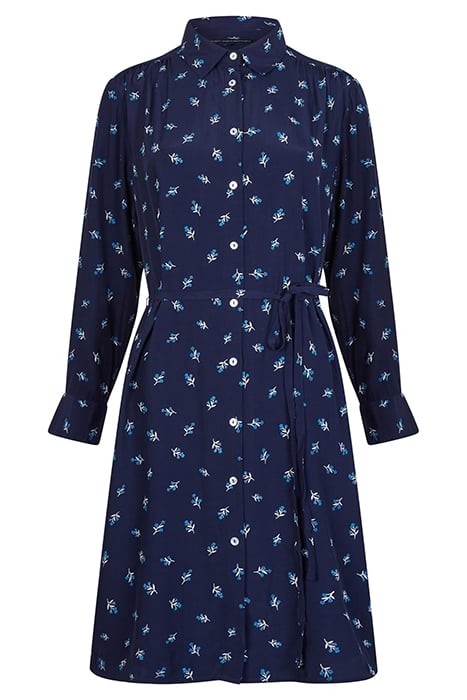 CECILIA DELPHINE SHIRT DRESS MARINE 3