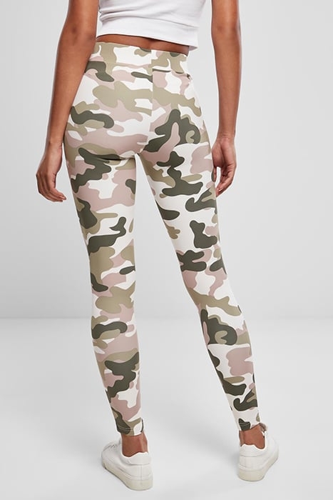 LADIES CAMO TECH MESH LEGGINGS DUSKROSE CAMO 2