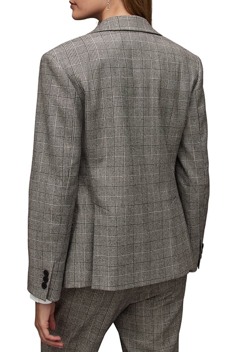 BEA CHECK BLAZER GREY 2