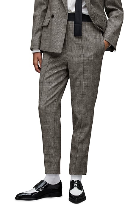 BEA CHECK TROUSER GREY 1