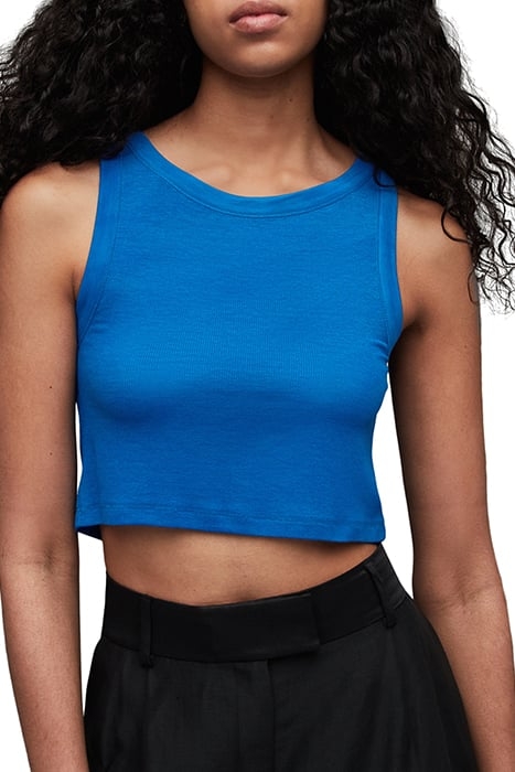 RINA CROPPED TANK DEEP OCEAN BLUE 1