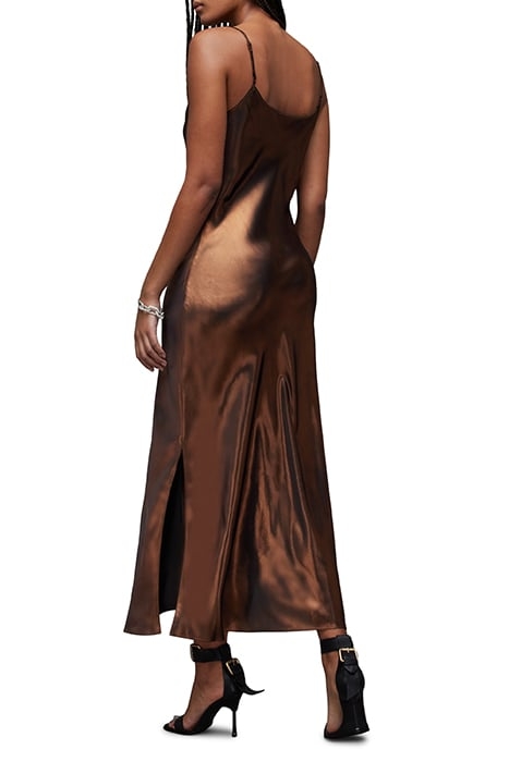 HADLEY METALLIC DRES ROSE GOLD 2