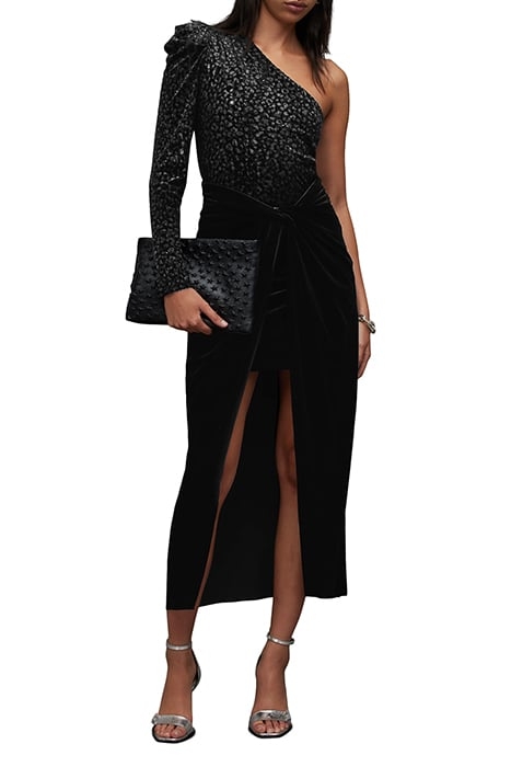 SAMI VELVET SKIRT BLACK 2