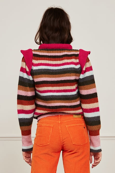 RAINBOW PULLOVER MOUNTAIN GREEN/ORANG 2