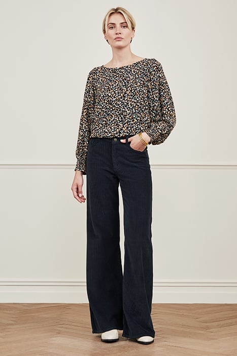 CHARLOTTE TOP BLACK/CLASSY CAMEL 3