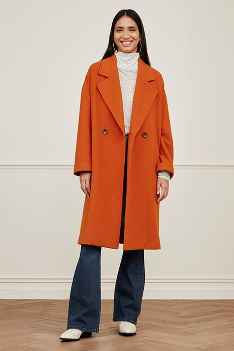 BETH COAT ORANGE LAVA 2