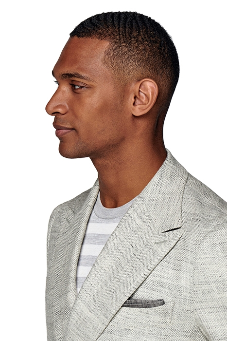 LIGHT GREY HERRINGBONE HAVANA SUIT LIGHT GREY 8