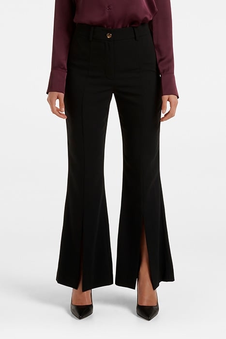 STELLA SPLIT FRONT PANT BLACK 1