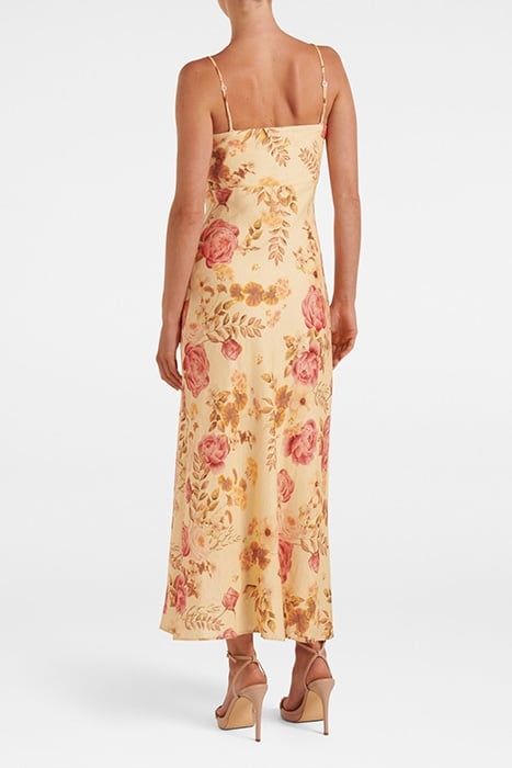 TASMIN STRAPLESS MIDI DRESS HILLVIEW FLORAL 2