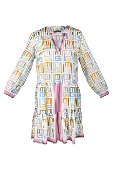 DRESS SAN RAFAEL LOGOMANIA PASTEL 1